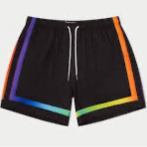 Mavrans BLACK RAINBOW GAME SWIM SHORT XL NWT